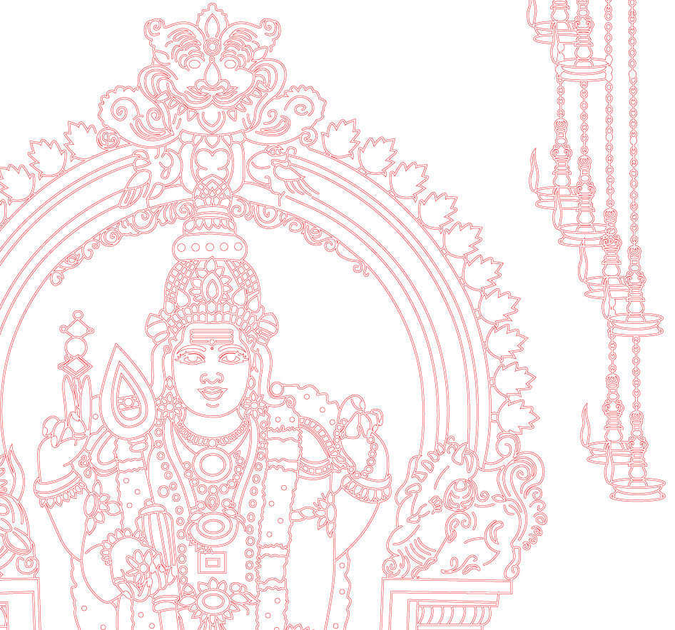 Laser Engraving Murugan Kartikeya Bhagwan