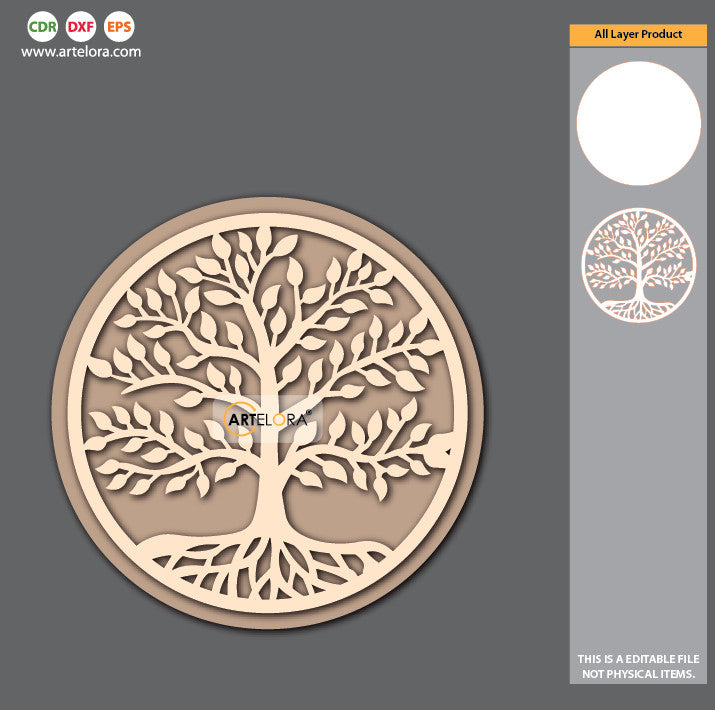 Pre Marked Base Design Tree Of Life