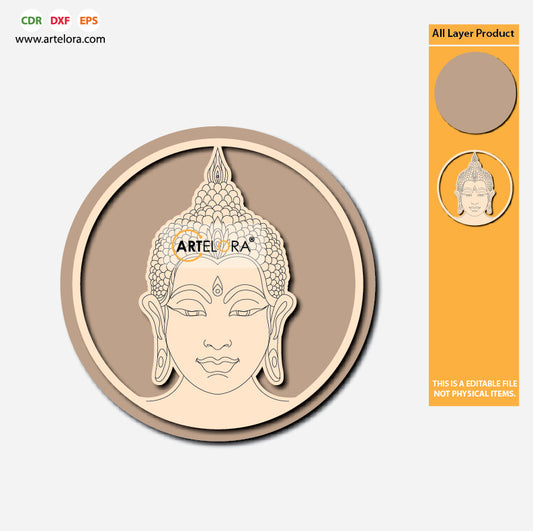 Pre Marked Base Design Gautam Buddha