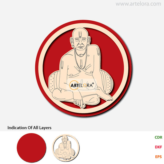 Pre Marked Base Design Shri Swami Samarth