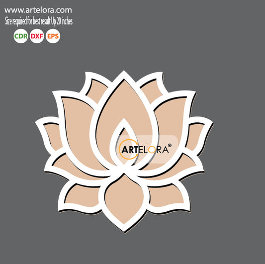 Pre Marked Base Design Rangoli Laser Cutting