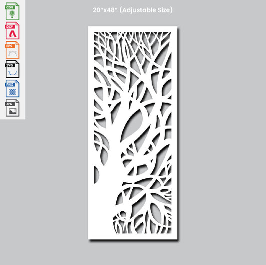 Grill Design Tree Laser Cutting