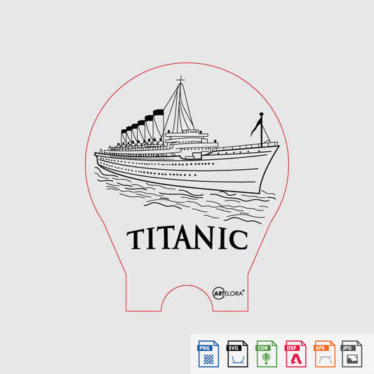 Laser Engraving Titanic