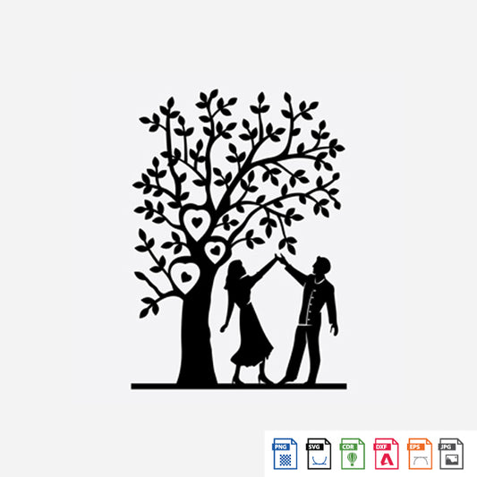 Laser Engraving Love Couple