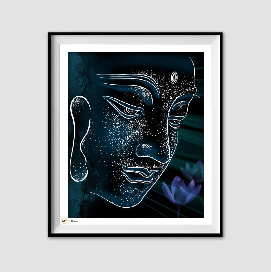 Canvas Buddha (Goutam Buddha)