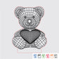 Laser Engraving 3D teddy bear