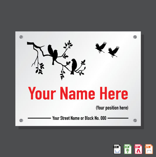 Name Plate Bird