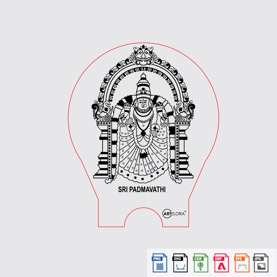 Laser Engraving Sri Padmavathi