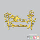 Name Plate laser cutting animal