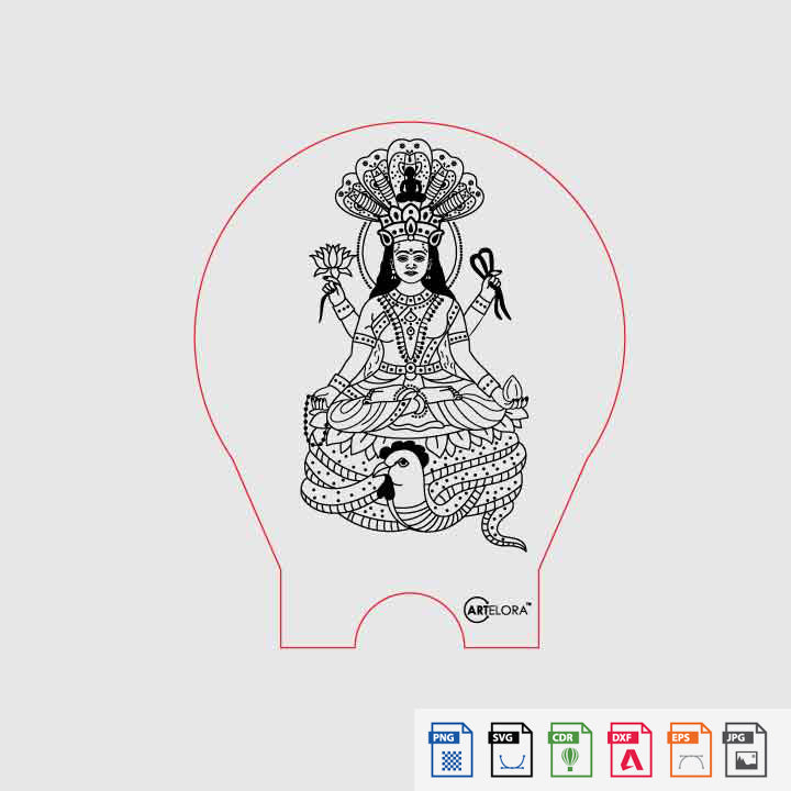 Laser Engraving Padmavati mata