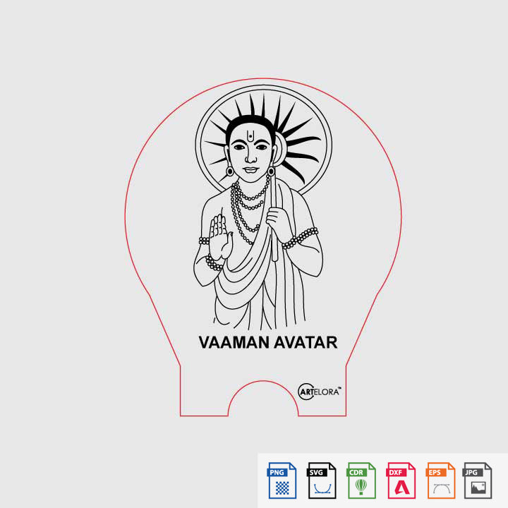 Laser Engraving VAAMAN AVATAR