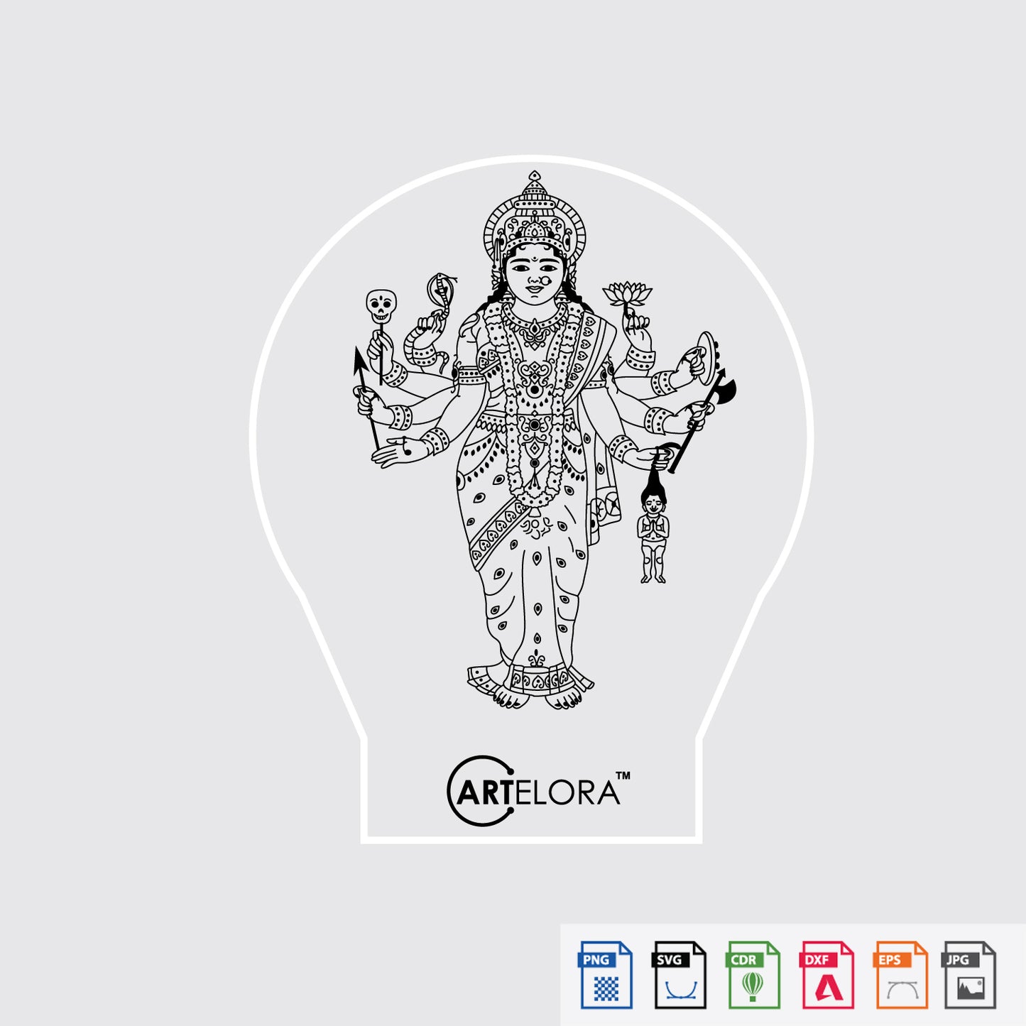 Laser Engraving Sadhi maa