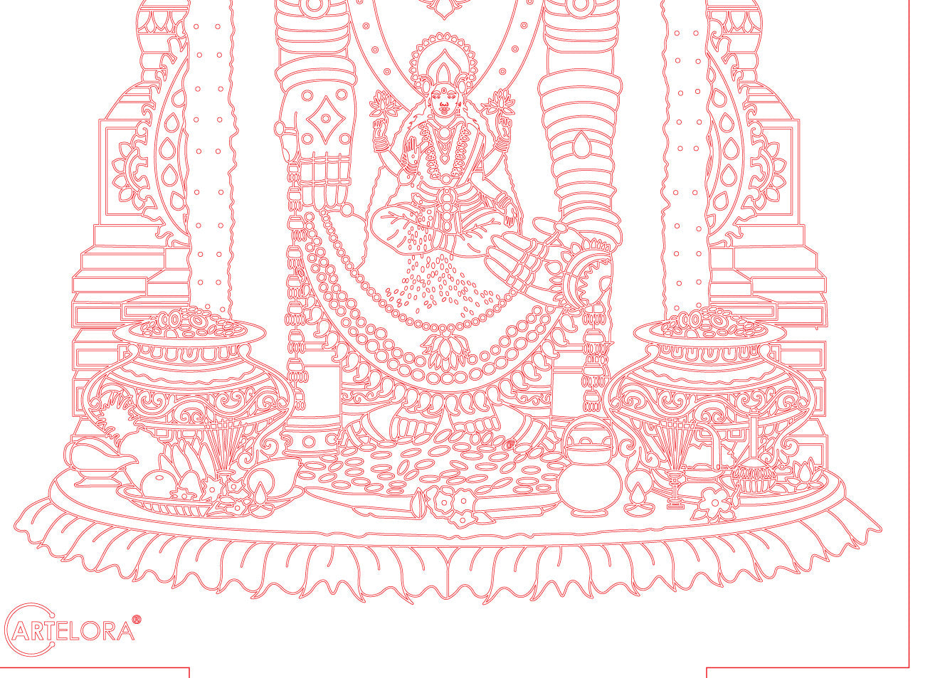 Laser Engraving Venkatesaya (Tirupati Balaji)