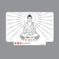 Laser Engraving Gautam Buddha