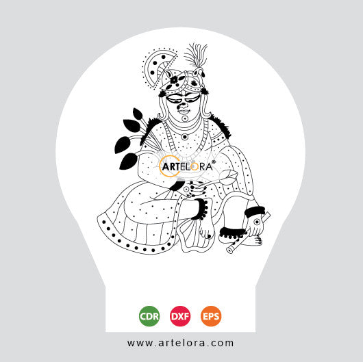 Shrinathji Maharaj Laser Engraving