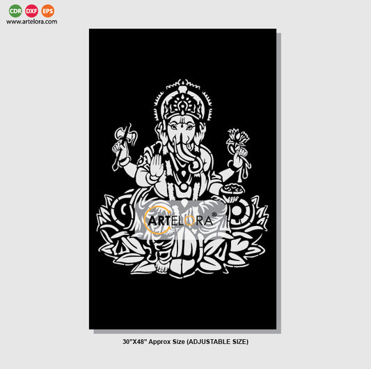 Lord Shri ganesh Namah Grill Design (Jali Design)