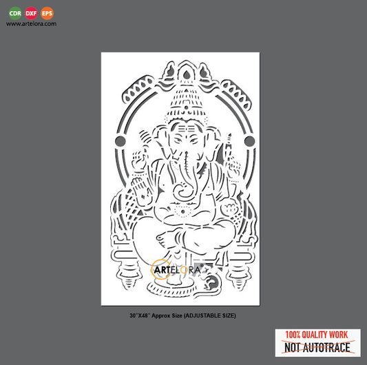 Grill Design Shri Ganesh (Jali Design)