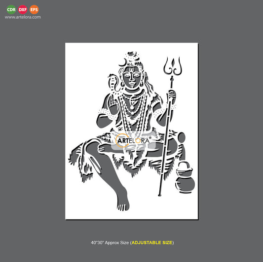 Shiv (Mahadev) Grill Design (Jali Design)