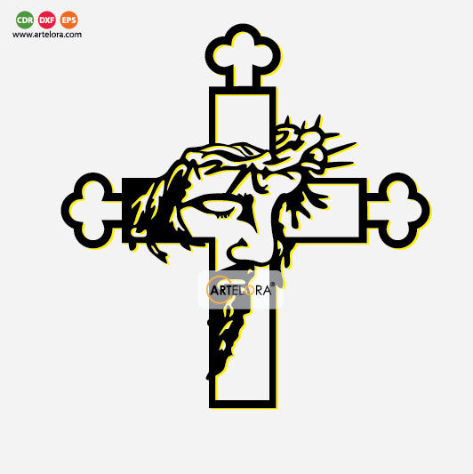 2D Modern Art Jesus