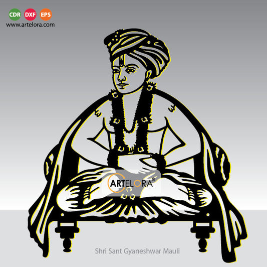 2D Modern Art Shri Sant Gyaneshwar Mauli