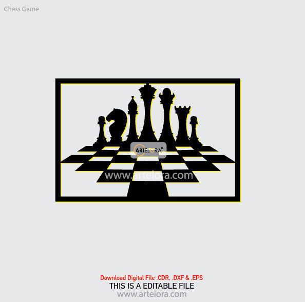 2D Modern Art Chess Game