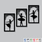 2D Modern Art Dancing Three Girls 3 Pic