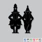 2D Modern Art Tirupati Bala ji Laser cutting