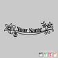 Name Plate laser cutting Flower