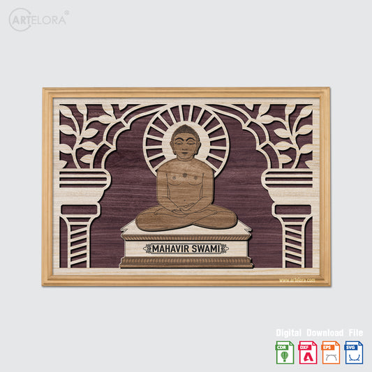 Premium Art Bhagwan Mahavir Swami