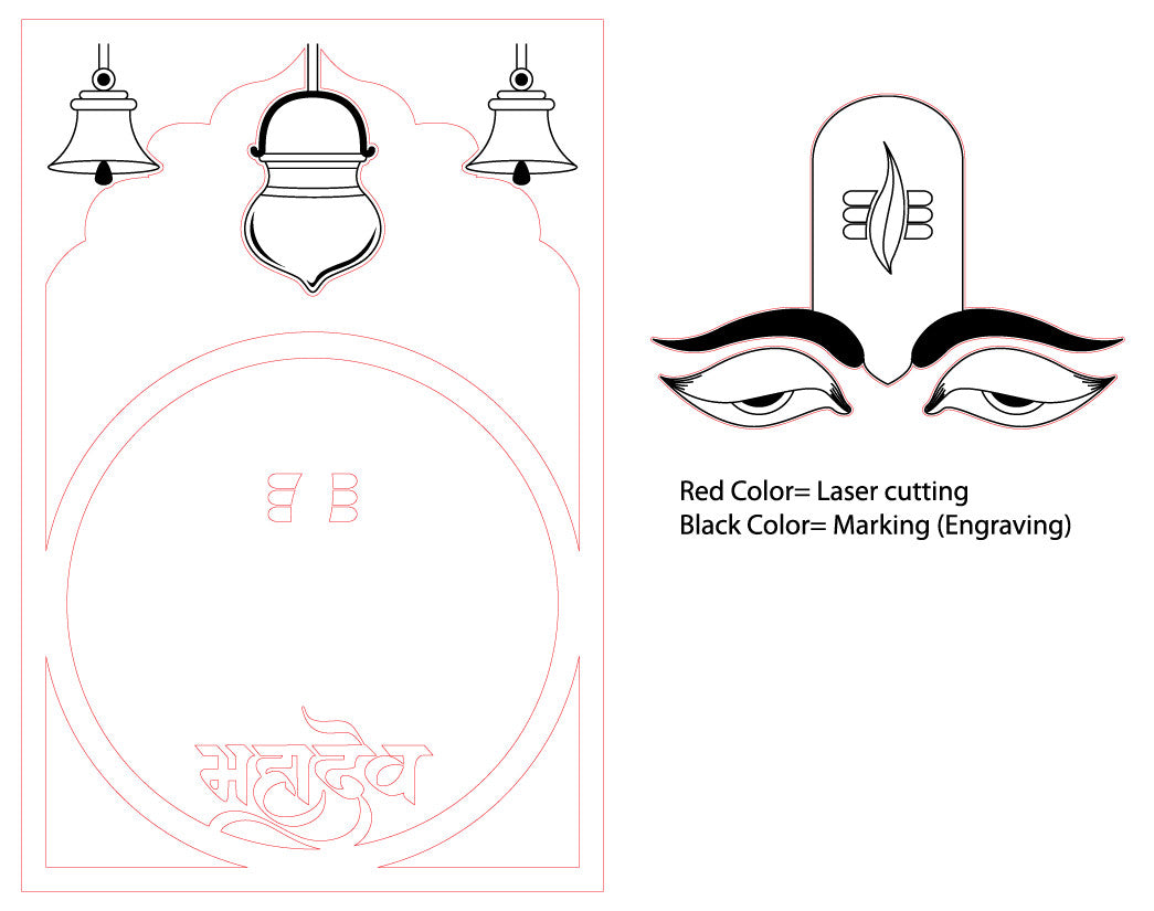 Trident Clipart Mahashivratri - Easy Shiva Lingam Drawing, HD Png Download  - kindpng