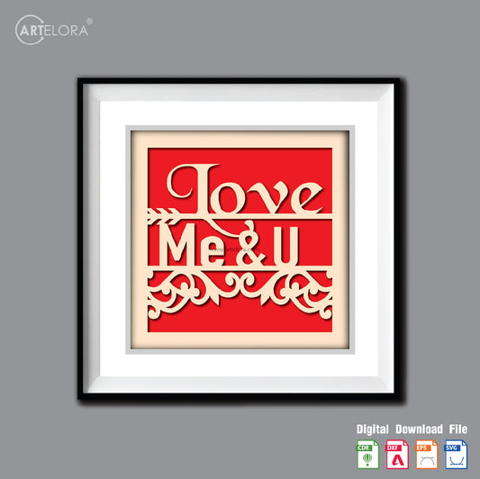 Premium Art Love me & you (15x15)