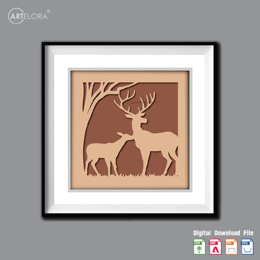 Premium Art Deer (15x15)