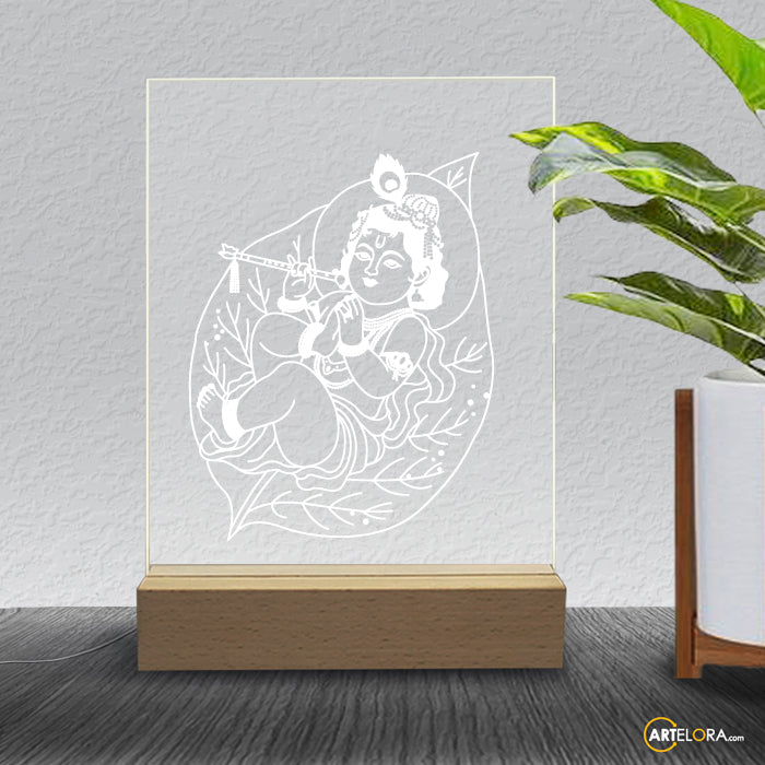 Laser Engraving Bal Gopal (Krishna)