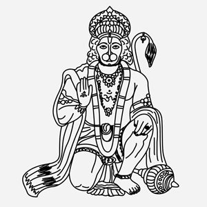 Laser Engraving Hanuman – ArtElora