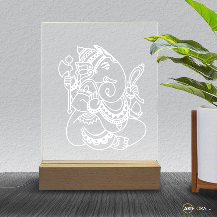 Laser Engraving Ganesh Ji