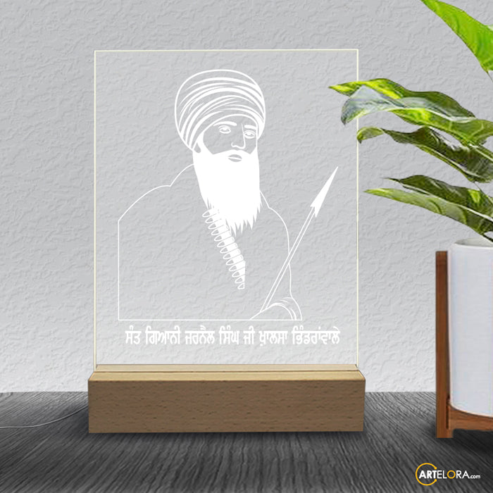 Laser Engraving Sant Jarnail Singh