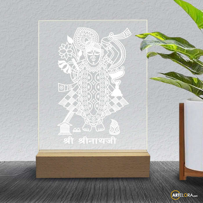 Laser Engraving Shri nathji