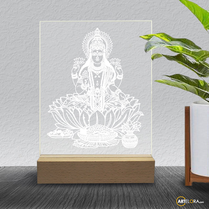 Laser Engraving Lakshmi Ji Mata