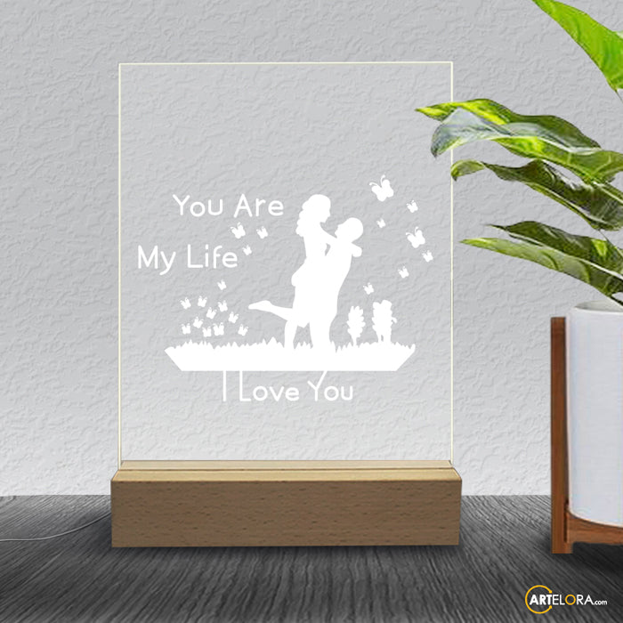 Laser Engraving Love Couple