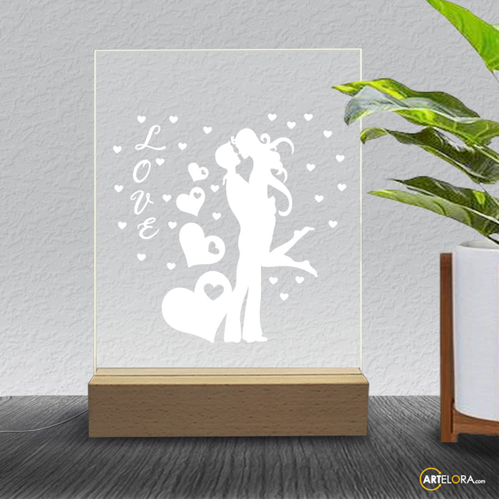 Laser Engraving Love Couple