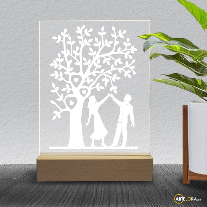 Laser Engraving Love Couple