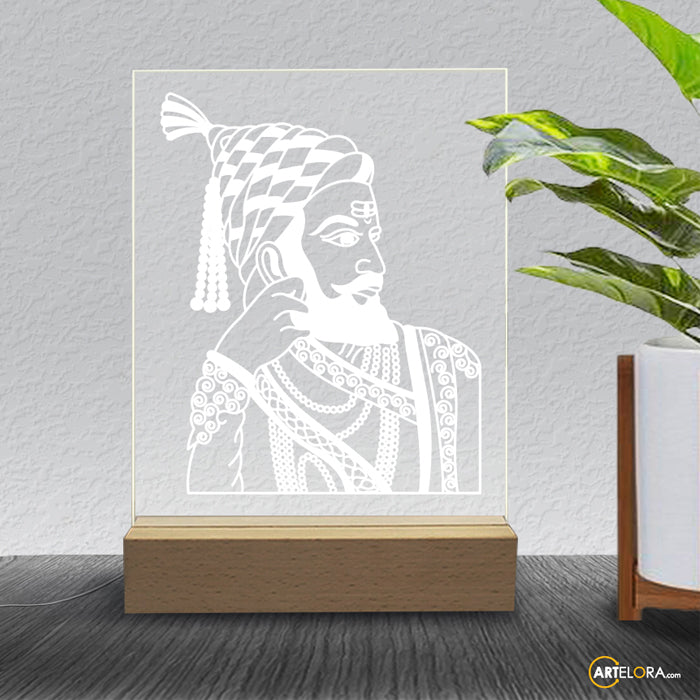 Laser Engraving Shivaji