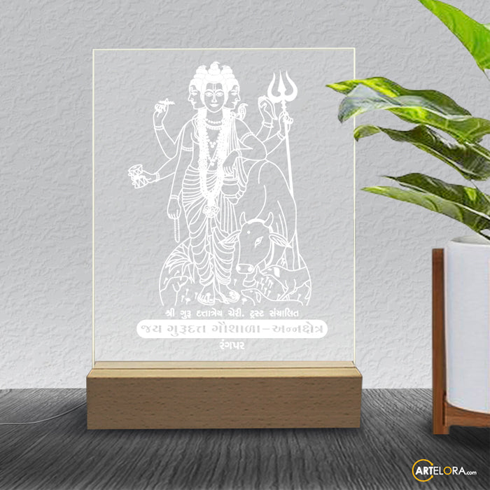 Laser Engraving Dattatreya Maharaj