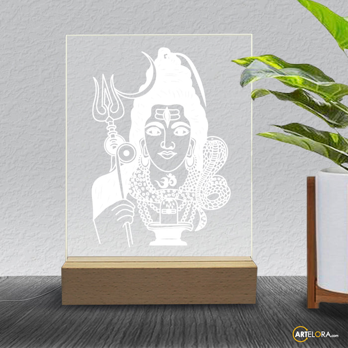 Laser Engraving Shiv (Sankar Bhagwan)