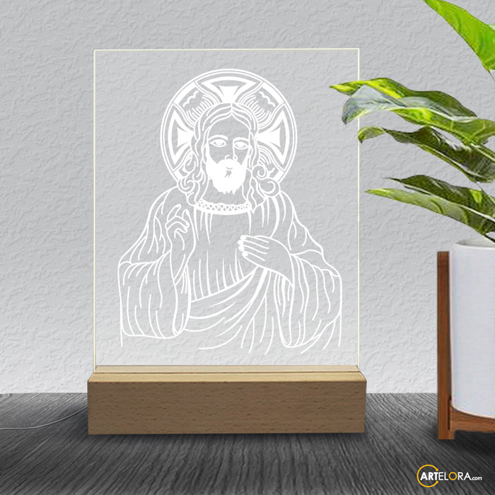 Laser Engraving Jesus