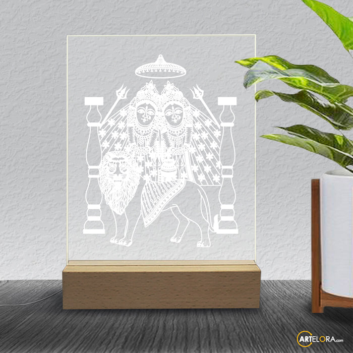 Laser Engraving Chamunda maa