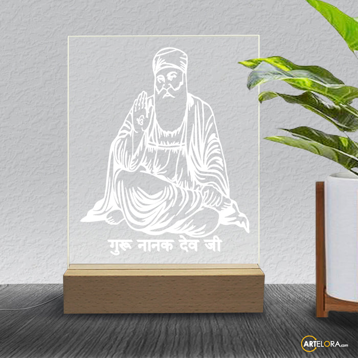 Laser Engraving Guru Nanak Ji