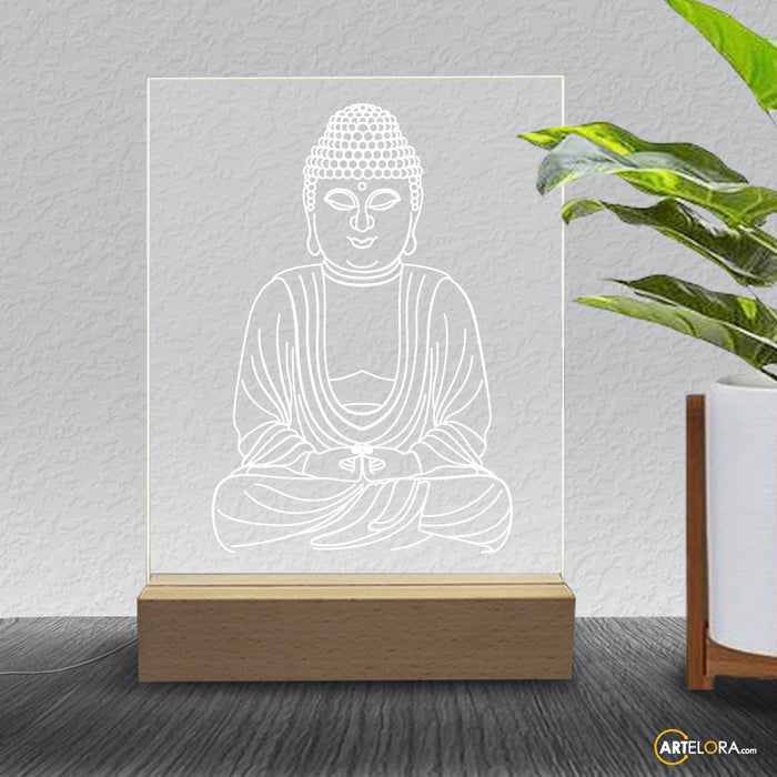 Laser Engraving Buddha