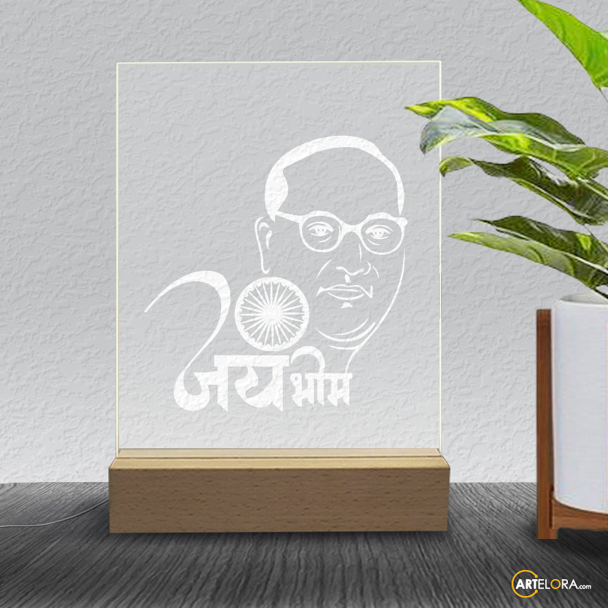 Laser Engraving Bheemrav Ambedkar