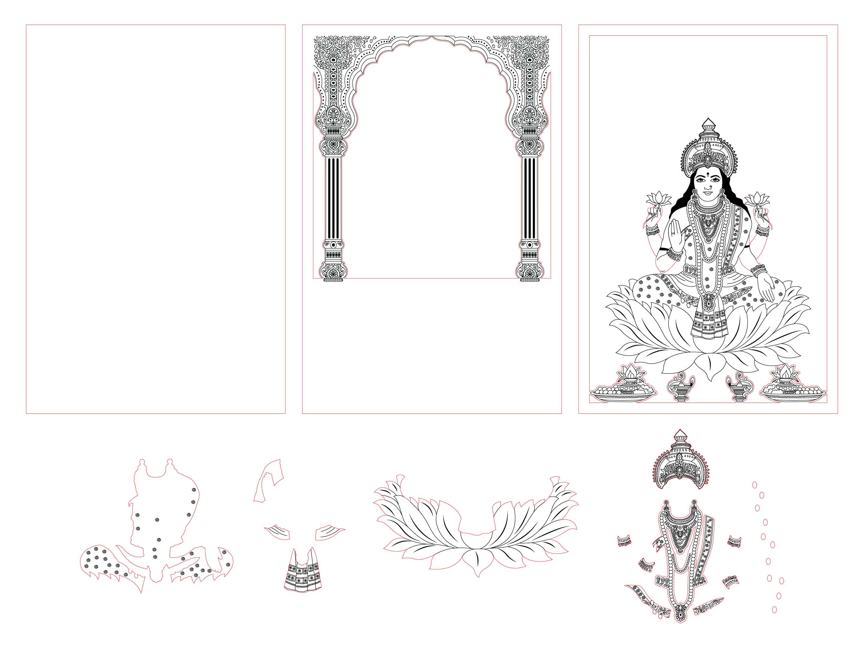Ganesha Lakshmi Saraswati Drawing Devi PNG, Clipart, Artwork, Black And  White, Coloring Book, Creative Commons, Deity